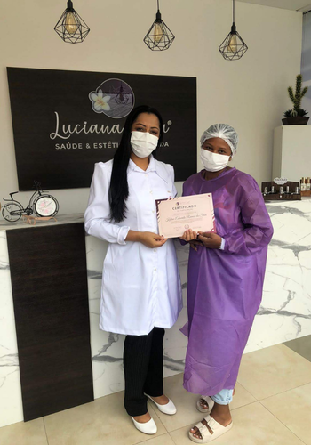 Aluna do curso de Limpeza de Pele Profunda com Luciana Lima em Recife