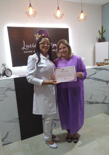 Aluna do curso de depilação com cera com Luciana Lima em Recife