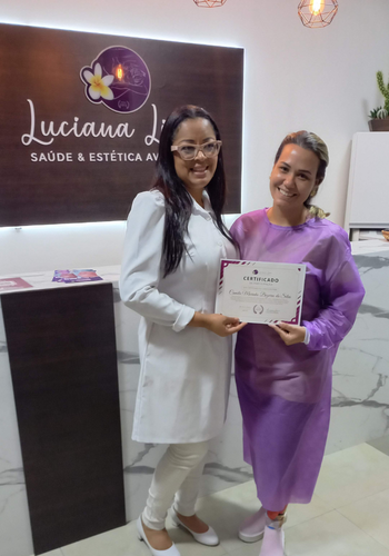 Aluna do curso de depilação com cera com Luciana Lima em Recife